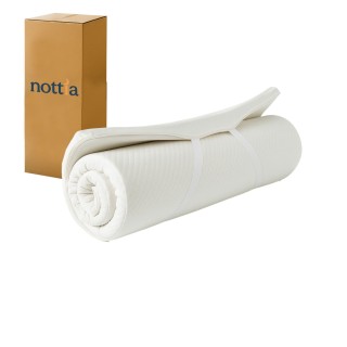 Nuovo toppercon lato  Semi rigido e lato morbido inmemory alto 8 cm con tessuto sfoderabile antimicrobico