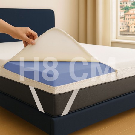 Topper semi rigido alto 8 cm