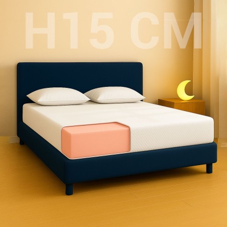 Materasso semirigido H15 in water foam elastico e resistente. Tessuto non sfoderabile - MOD. STOCK WH15