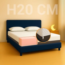 copy of copy of Materasso semirigido H15 in water foam elastico e resistente. Tessuto non sfoderabile - MOD. STOCK WH15