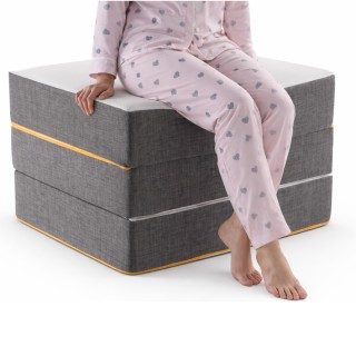 Futon Pieghevole 3 Sezioni Salvaspazio – Materasso Ospiti Comodo e Pratico