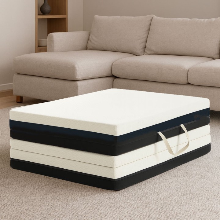 Materassino Futon Pieghevole | Salvaspazio e Comfort per Ospiti e Relax