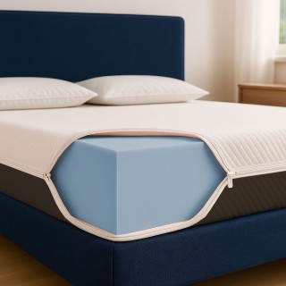 copy of copy of copy of copy of copy of Materasso semirigido H15 in water foam elastico e resistente. Tessuto non sfoderabile -