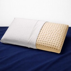 Cuscino 100% schiuma di lattice alto 10/11 cm C.a. salutare, fresco e traspirante