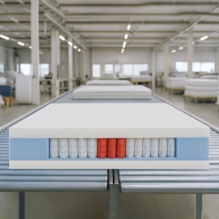 copy of copy of Materasso a molle insacchettate miglior prezzo. Alto 23 cm con molle indipendenti e tessuto anallergico - MOD. E