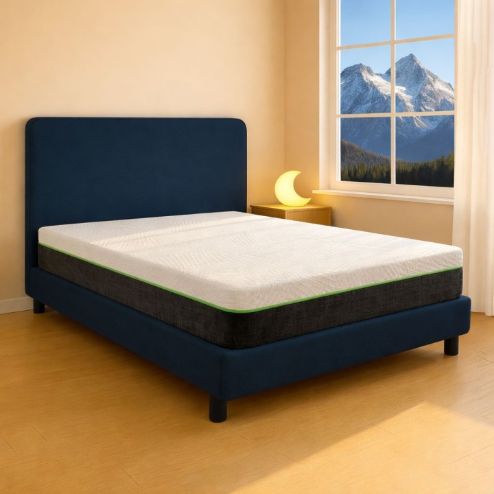 Materasso duro alto 24 cm, materasso molto rigidocon due livelli di rigidità a scelta. Sfoderabile - SUN HD