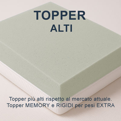 Topper alti per pesi Extra